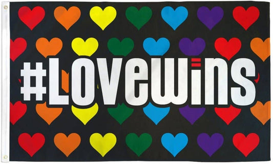 Love Wins Flag 3x5ft Poly
