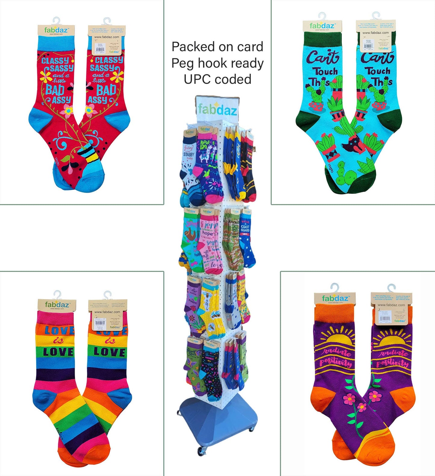 Ally Ladies' Novelty Crew Socks