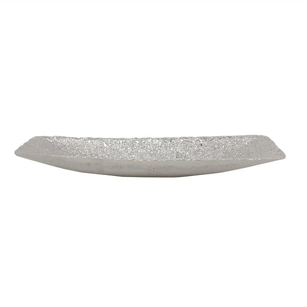 Alumnum Silver Rectangular Bowl