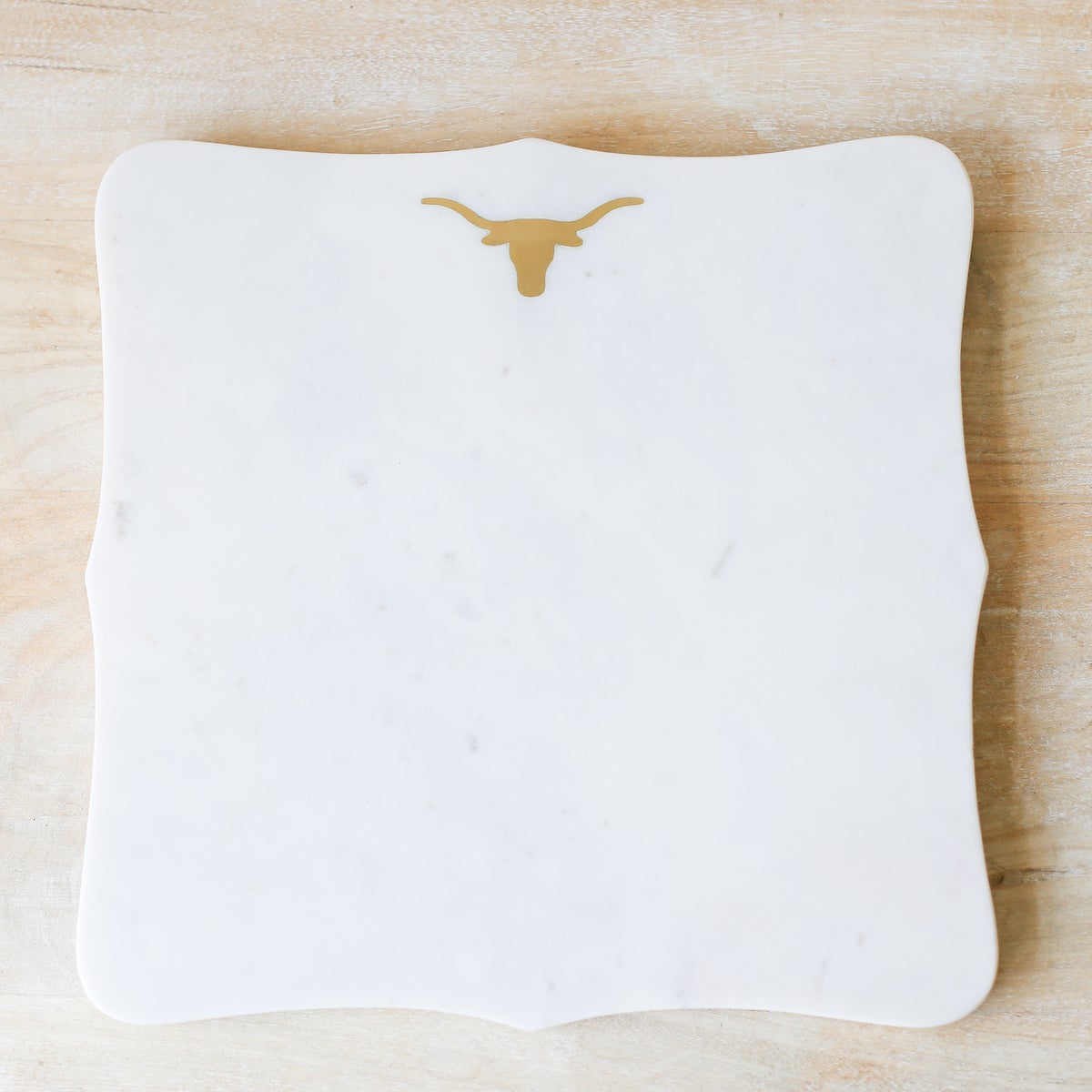 Longhorn Marble Serving Board 12x12