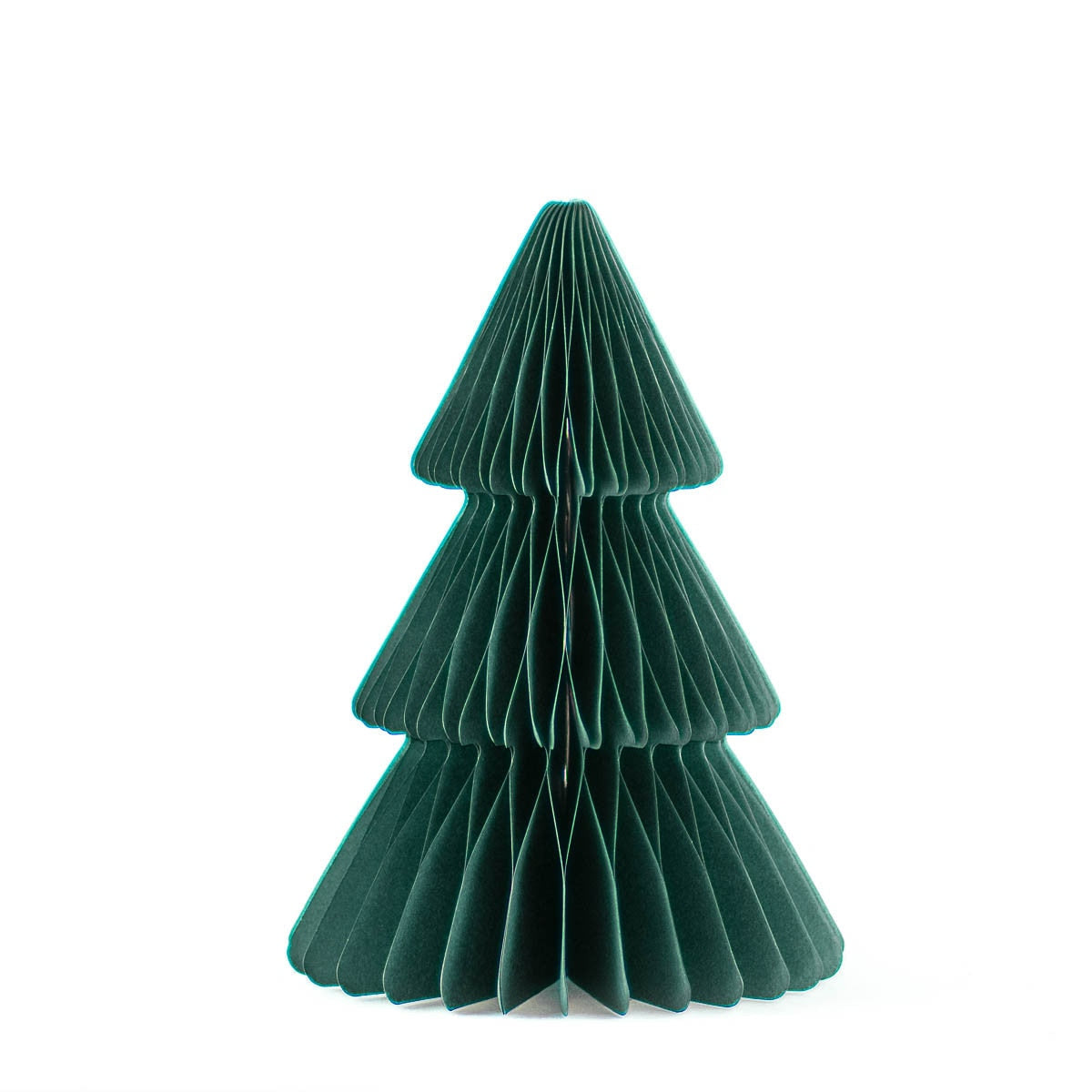 Accordion Paper Tree Dark Green 10"
