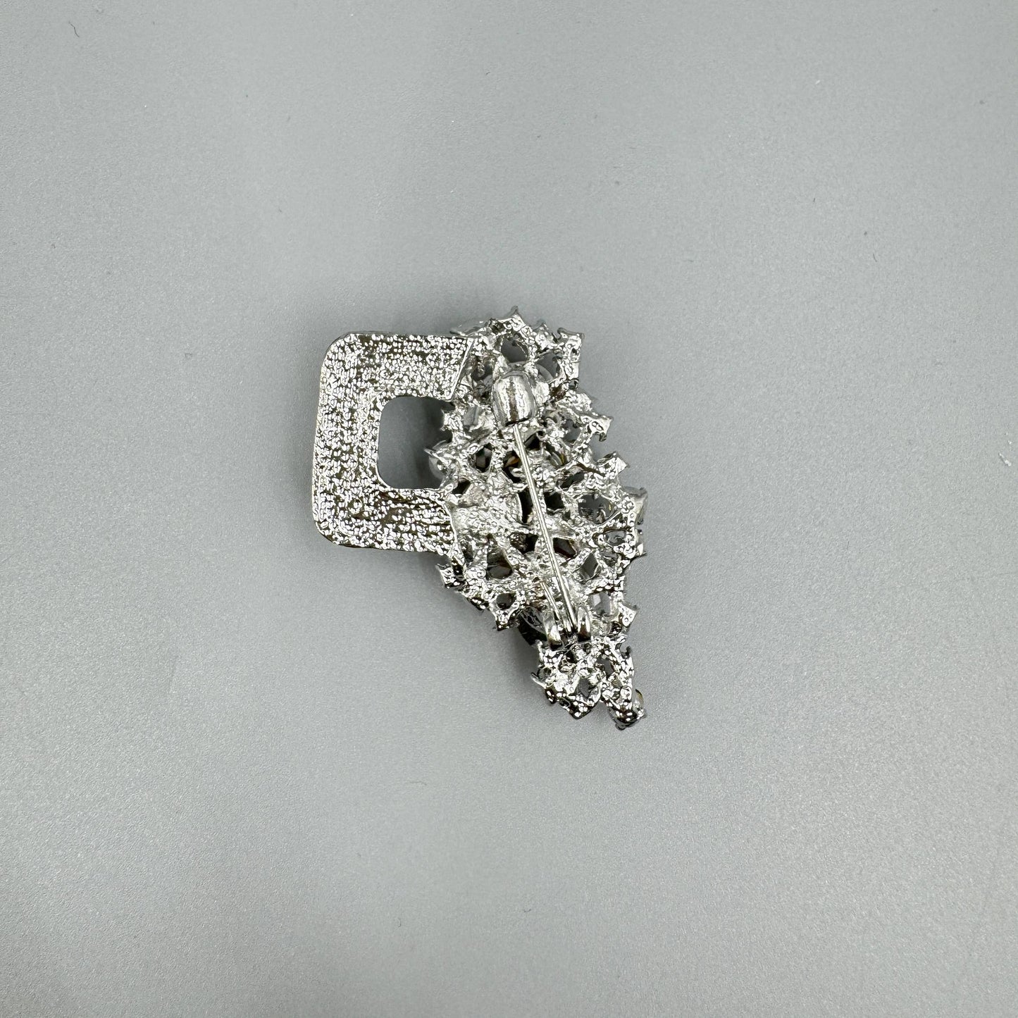 Floral Rhinestone Pin