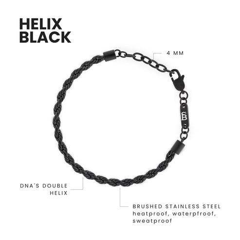 Helix Bracelet - Black