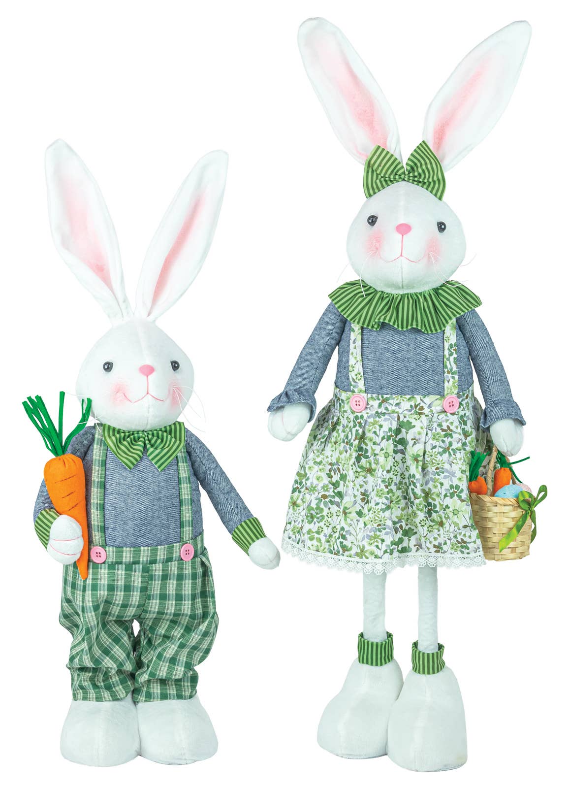 Gentle Easter Bunny Green Stretch Leg, 2 Assorted