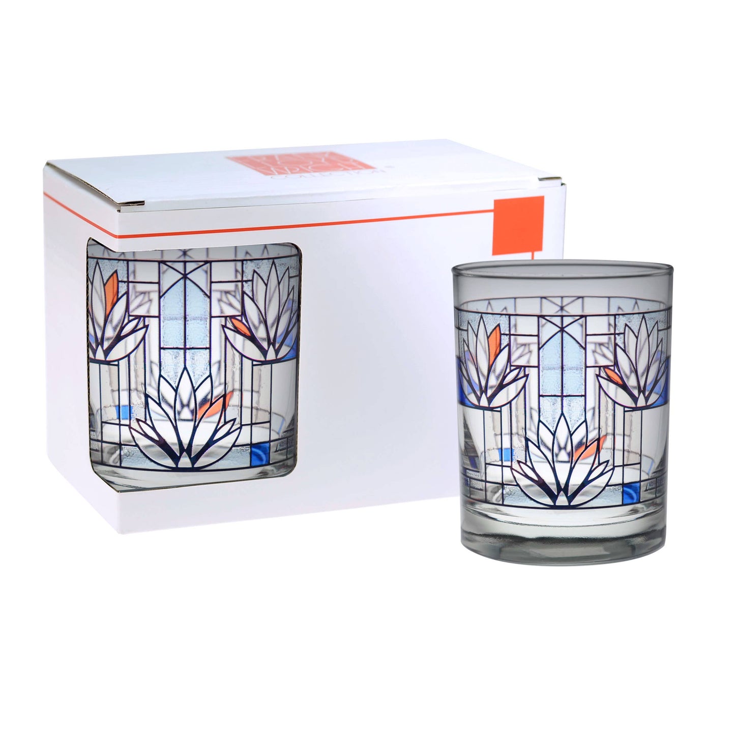 Midwest Waterlilies Cocktail Glass Duo