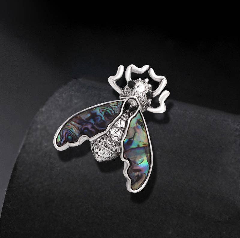 Bee Mother Of Pearl Pin