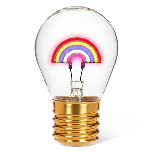 Rainbow Neon LED Lightbulb