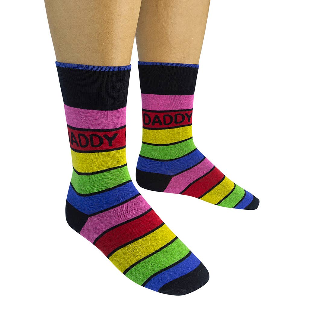Daddy Gay Rainbow Socks