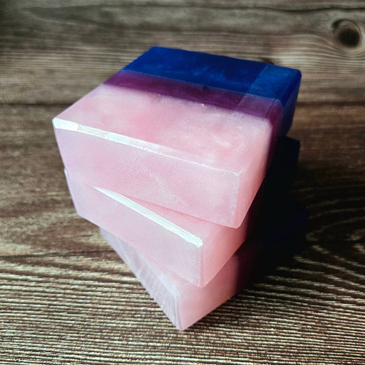 Bisexual Pride Artisan Soap, LGBTQ+ Pride Flag