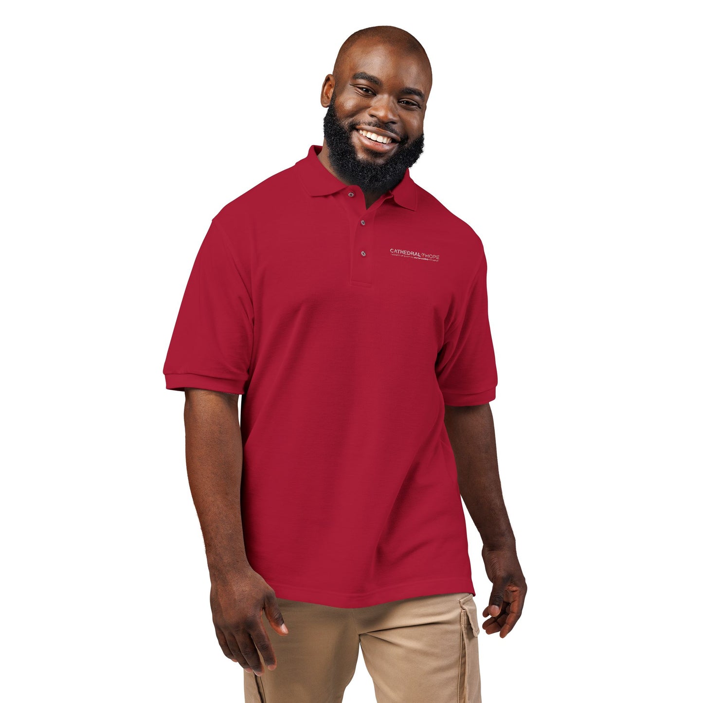 Cathedral of Hope Classic Fit Embroidered Logo Polo