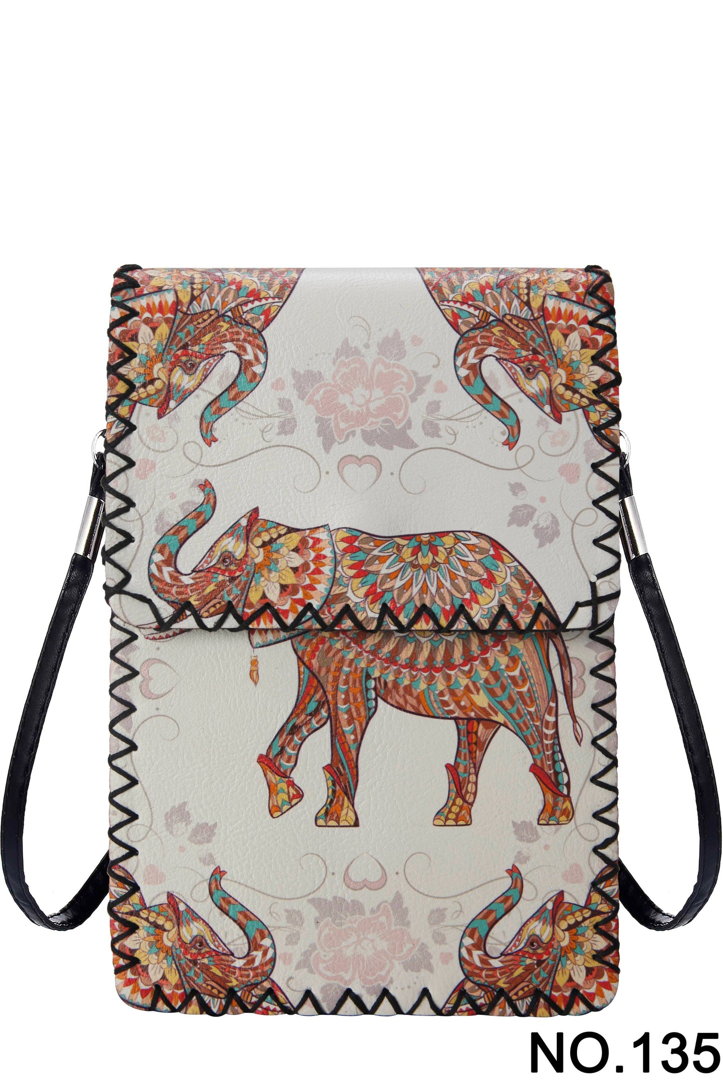 Elephant Print Crossbody