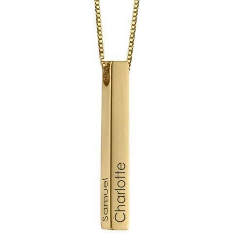 Faith Hope Love Bar Pendant