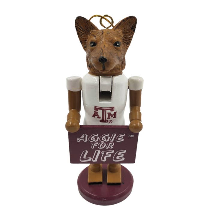6" Texas A&M For Life Nutcracker Ornament