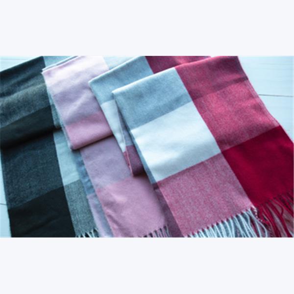 Large Checkered Scarf