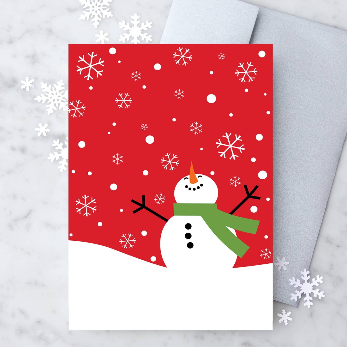Joyful Snowfall - 8 Boxed Holiday Greeting Cards