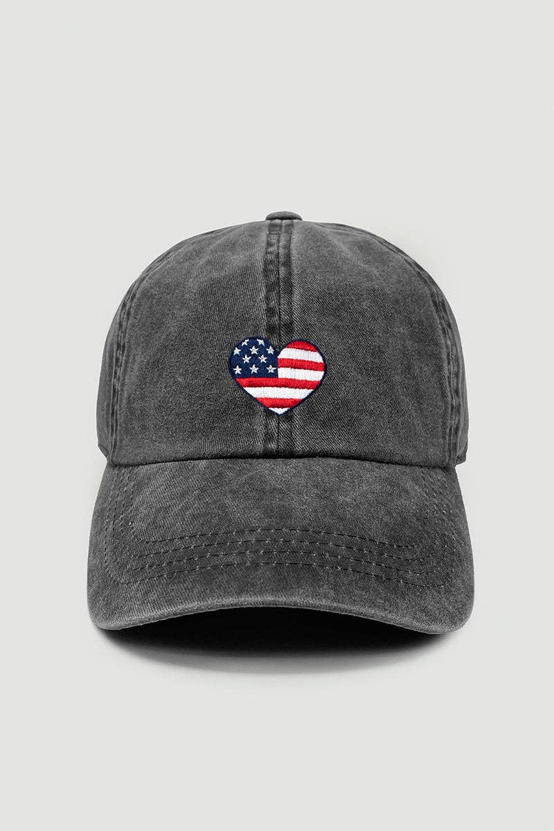 Americana Flag Embroidered Baseball caps