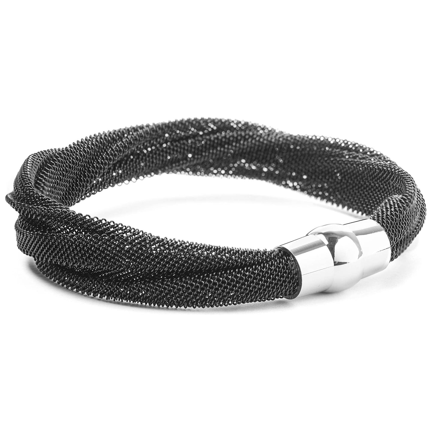 Twisted Mesh Stainless Steel Bracelet