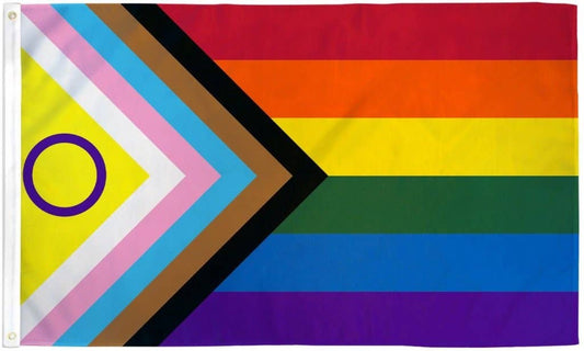 Inclusive Pride Flag 3x5ft Poly