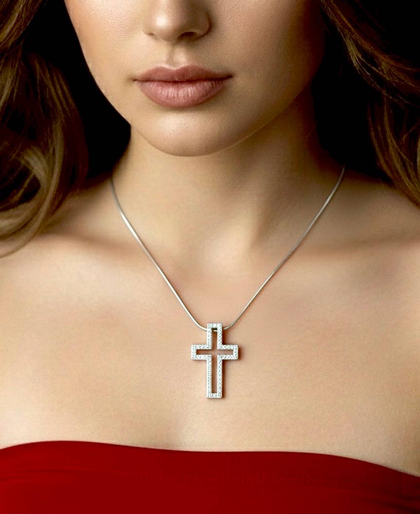 Lumière Cross Pendant
