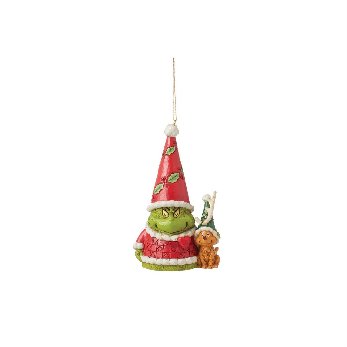 Grinch Gnome with Max Ornament