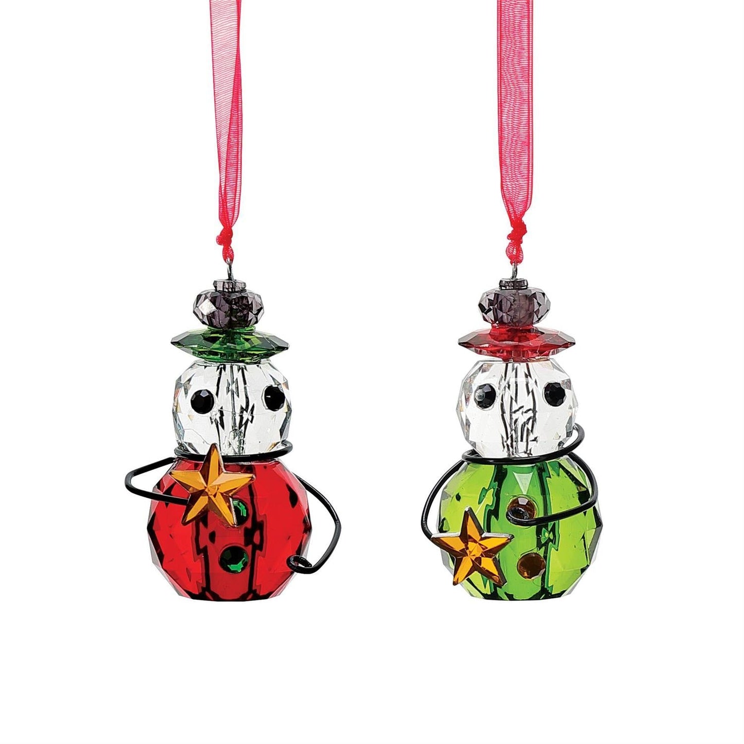 Snowman with Star Ornaments