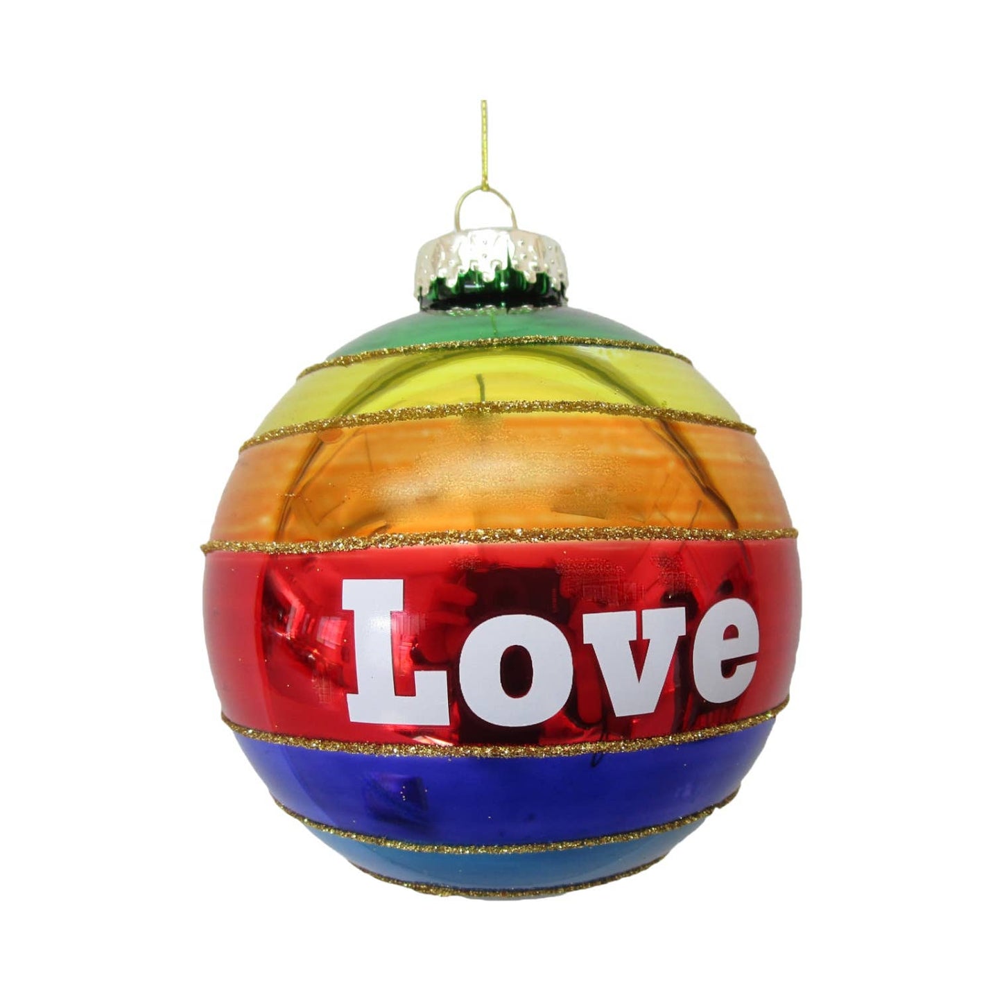 Rainbow Love Ornament