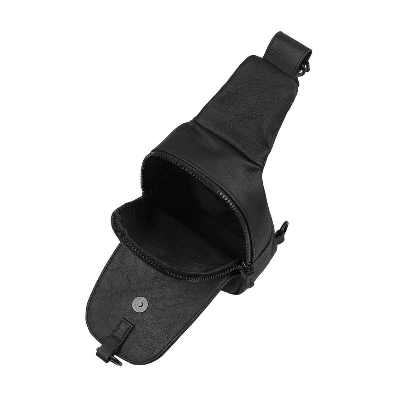 Woven PU Crossbody Sling Bag with Adjustable Strap - Clearance