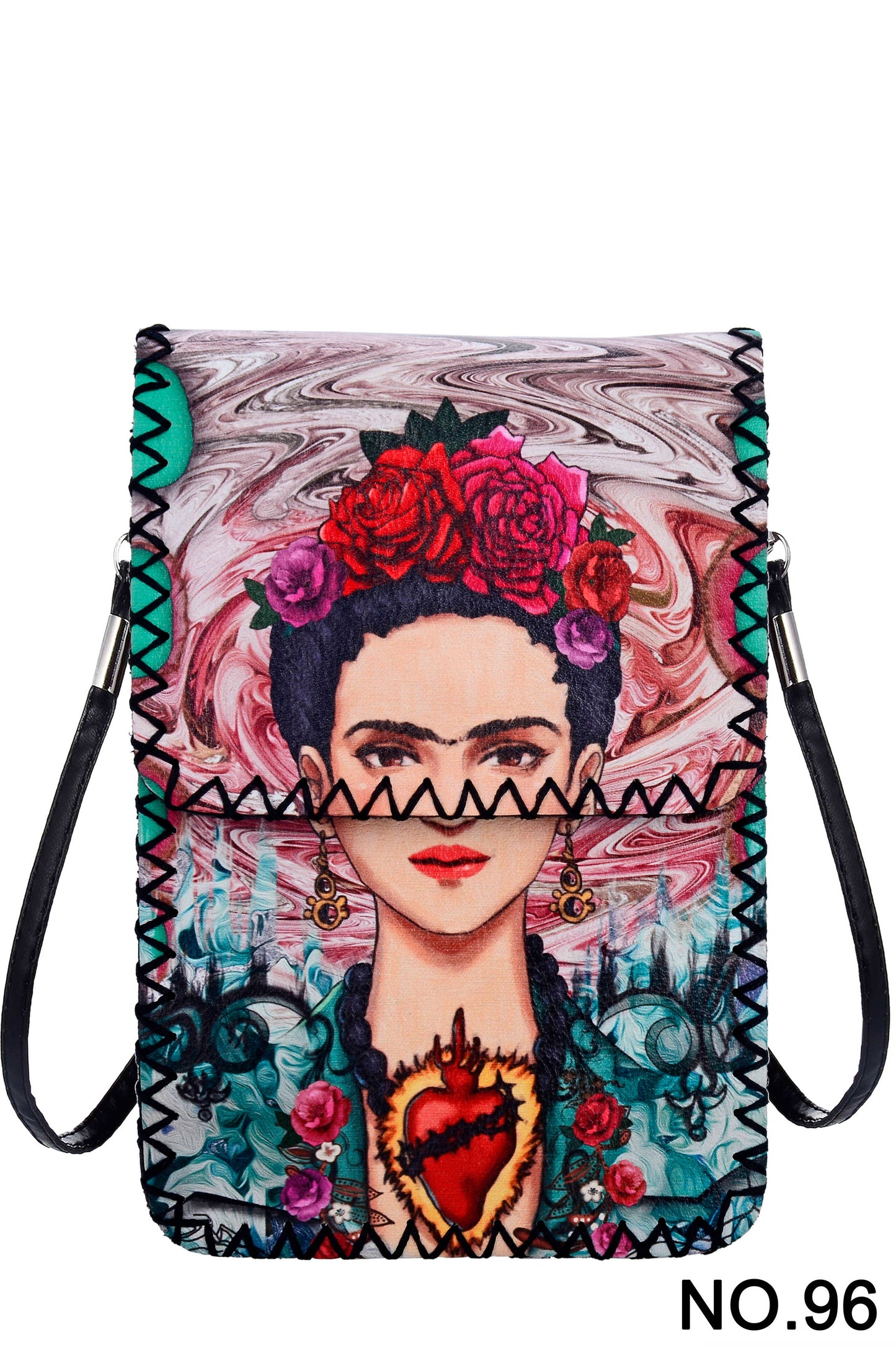 Frida Print Crossbody