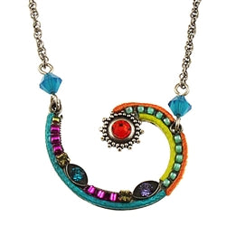 MultiColor Spiral Pendant
