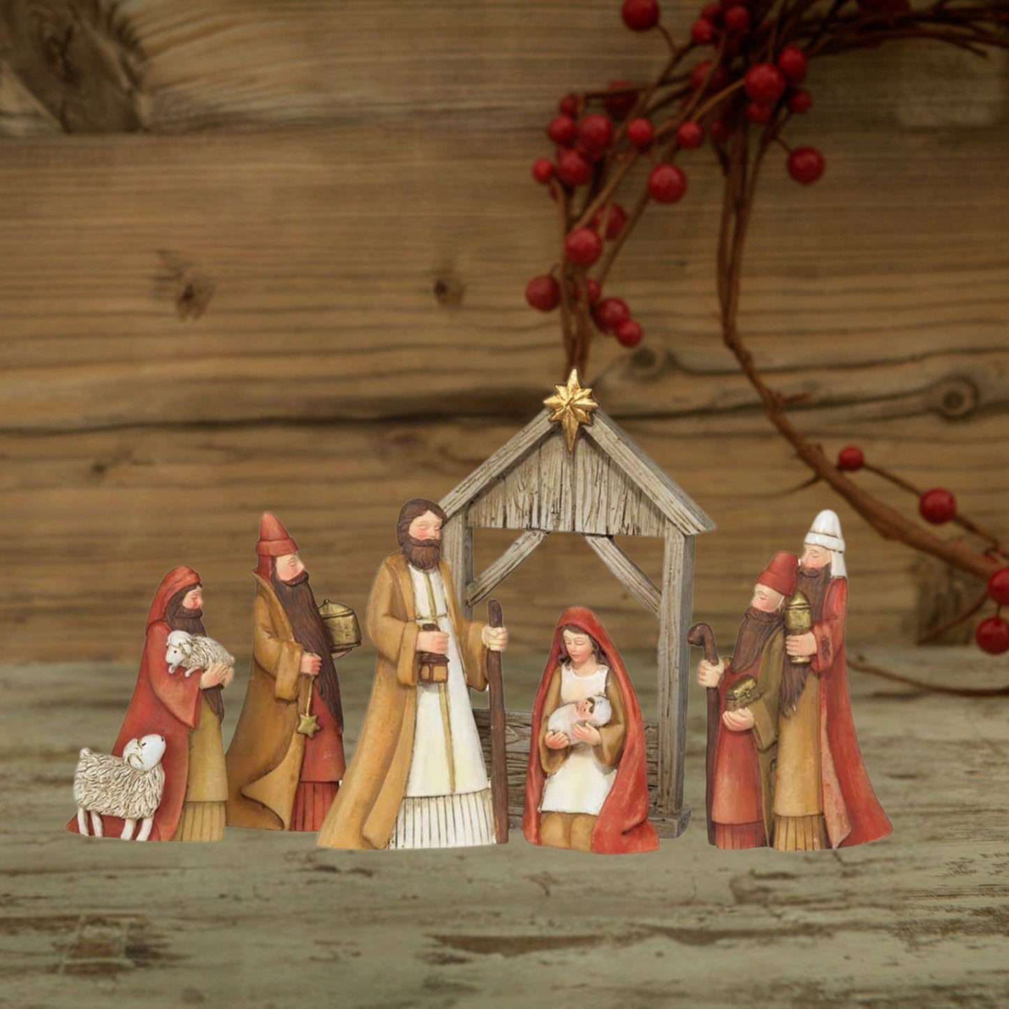 6 Piece Nativity Set
