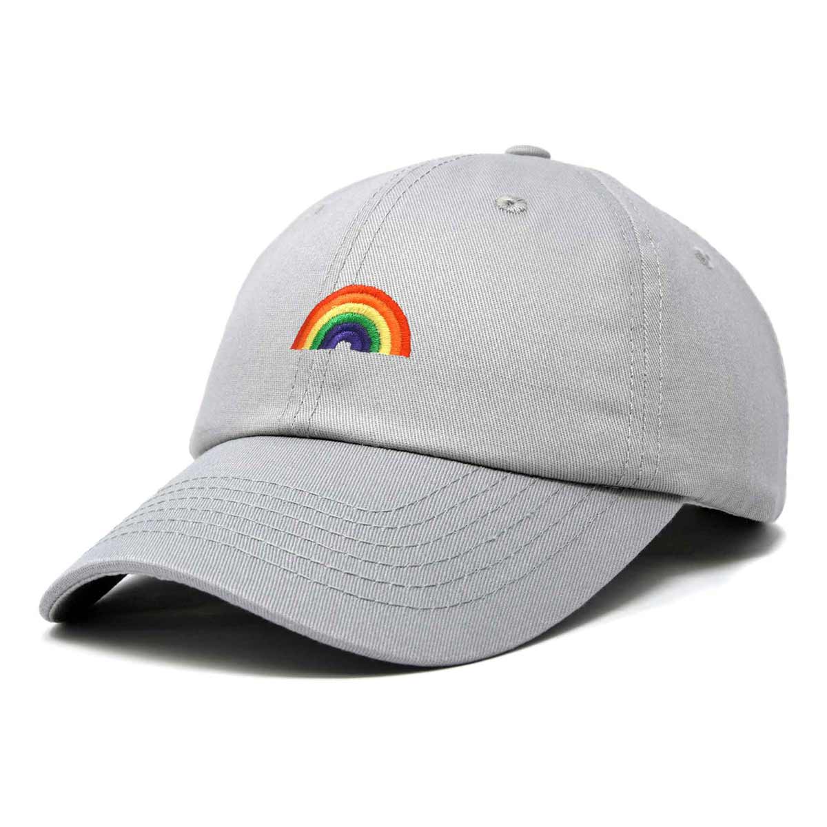 Rainbow Embroidered Baseball Cap