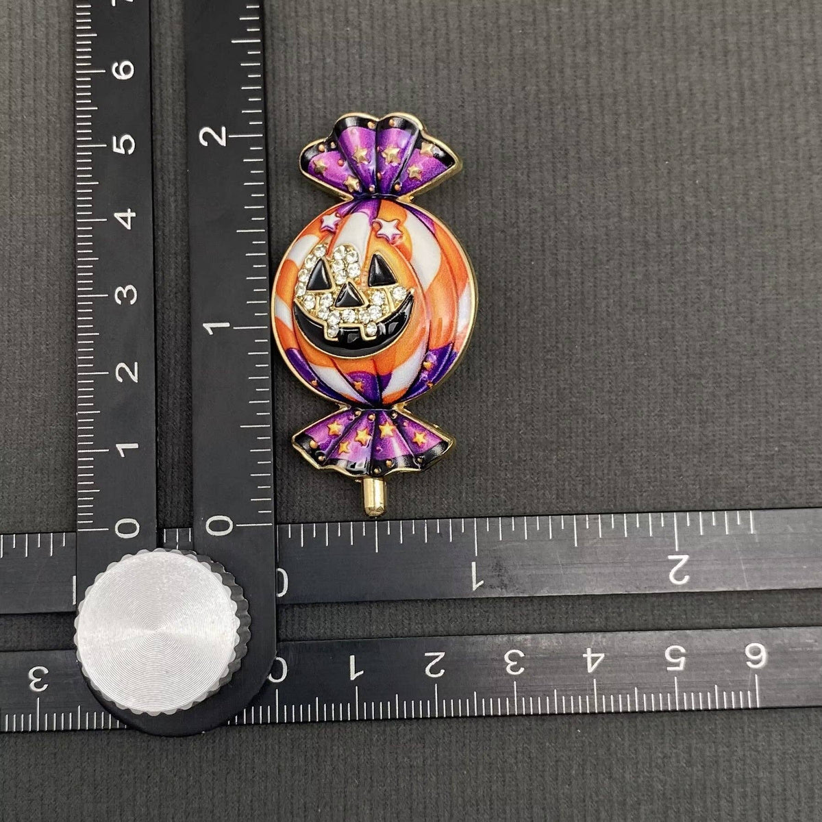 Halloween Enamel Pumpkin Candy Brooch