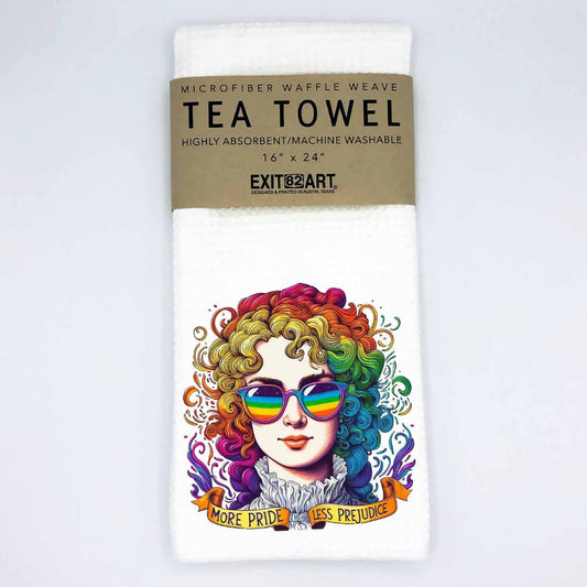 Jane Austen - 16" x 24" Waffle Weave Tea Towel