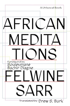 African Meditations by Felwine Sarr - Clearance
