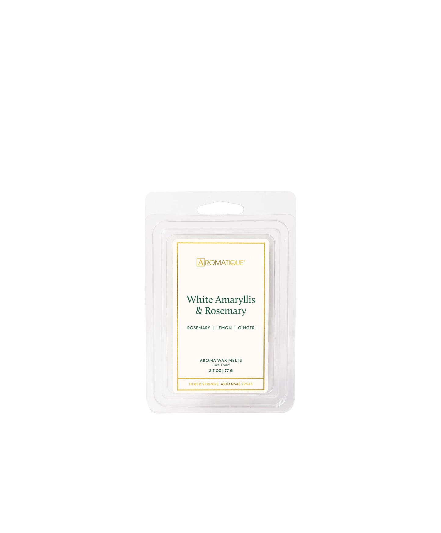 White Amaryllis & Rosemary Aroma Wax Melts Tray