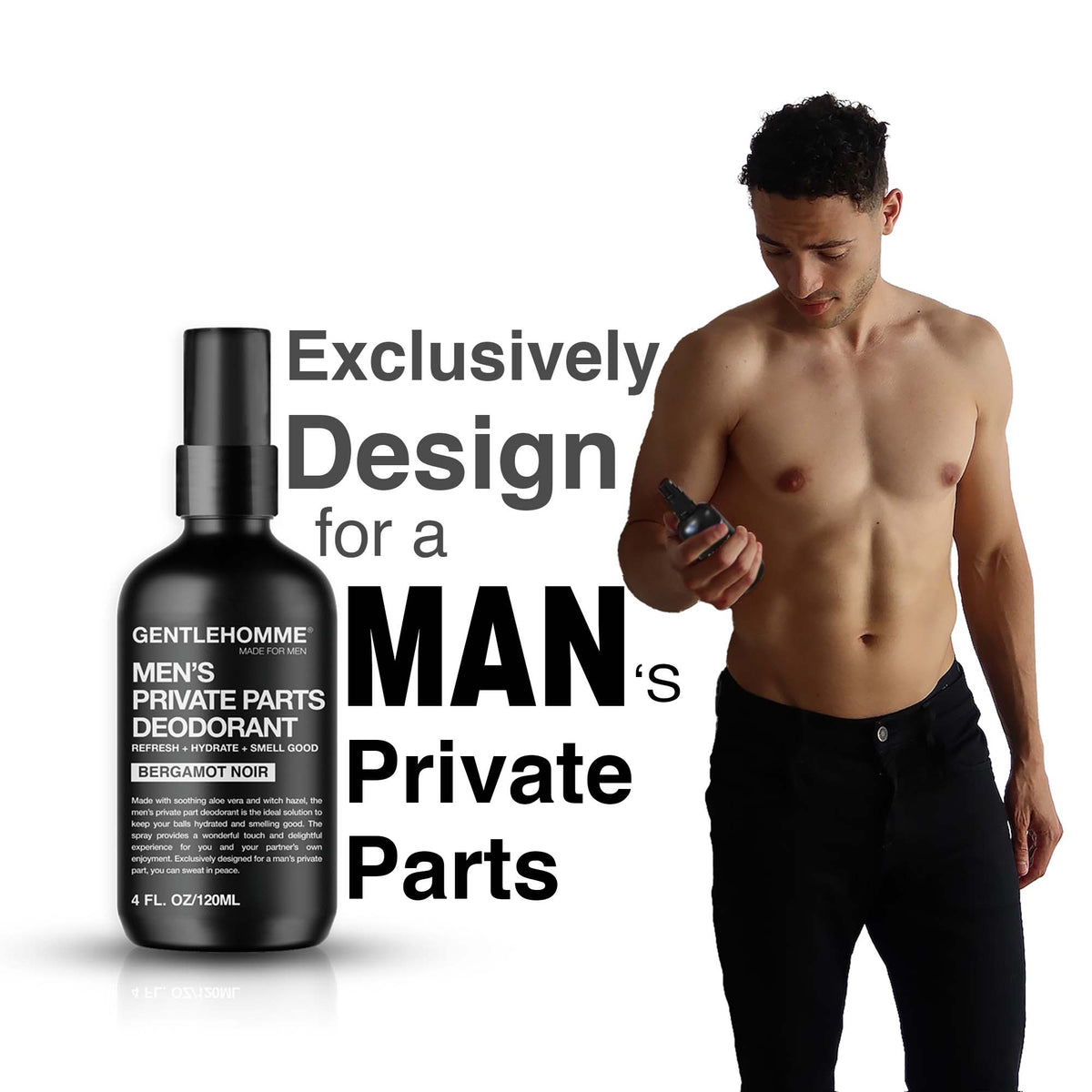 Men's Privates Spray - Bergamot Noir