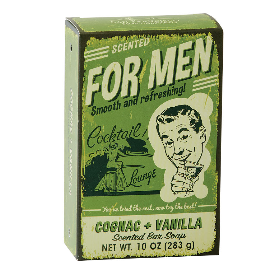 For Men: Cognac & Vanilla 10 Oz Bar Soap
