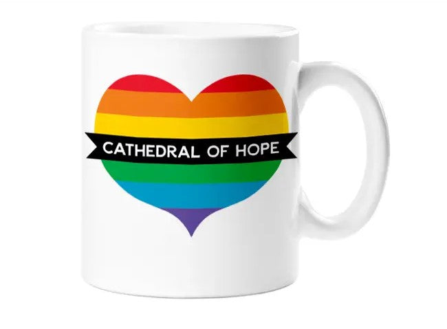 Cathedral of Hope Mug - Pride Heart