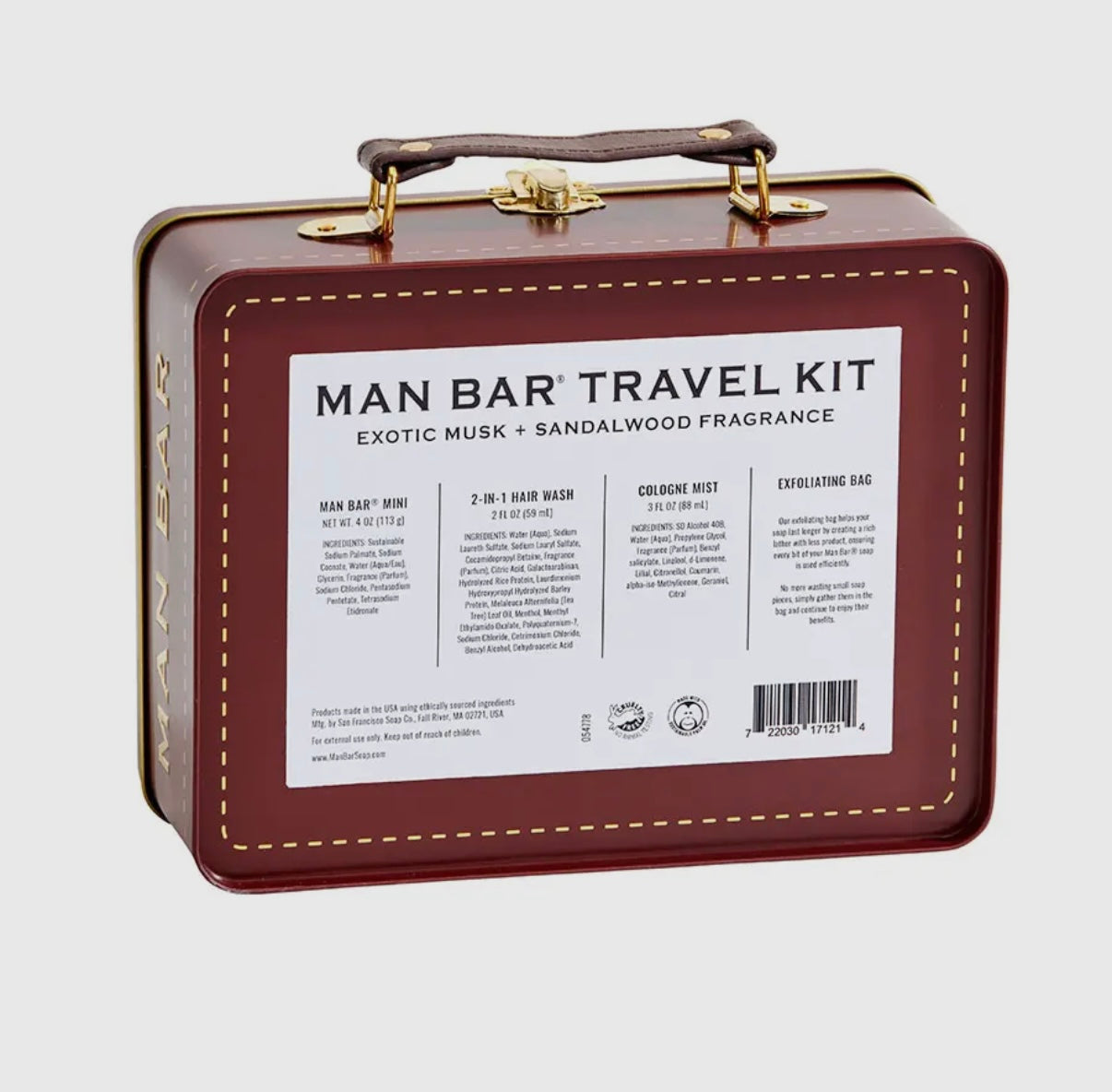 Travel Tin Set Exotic Musk & Sandalwood