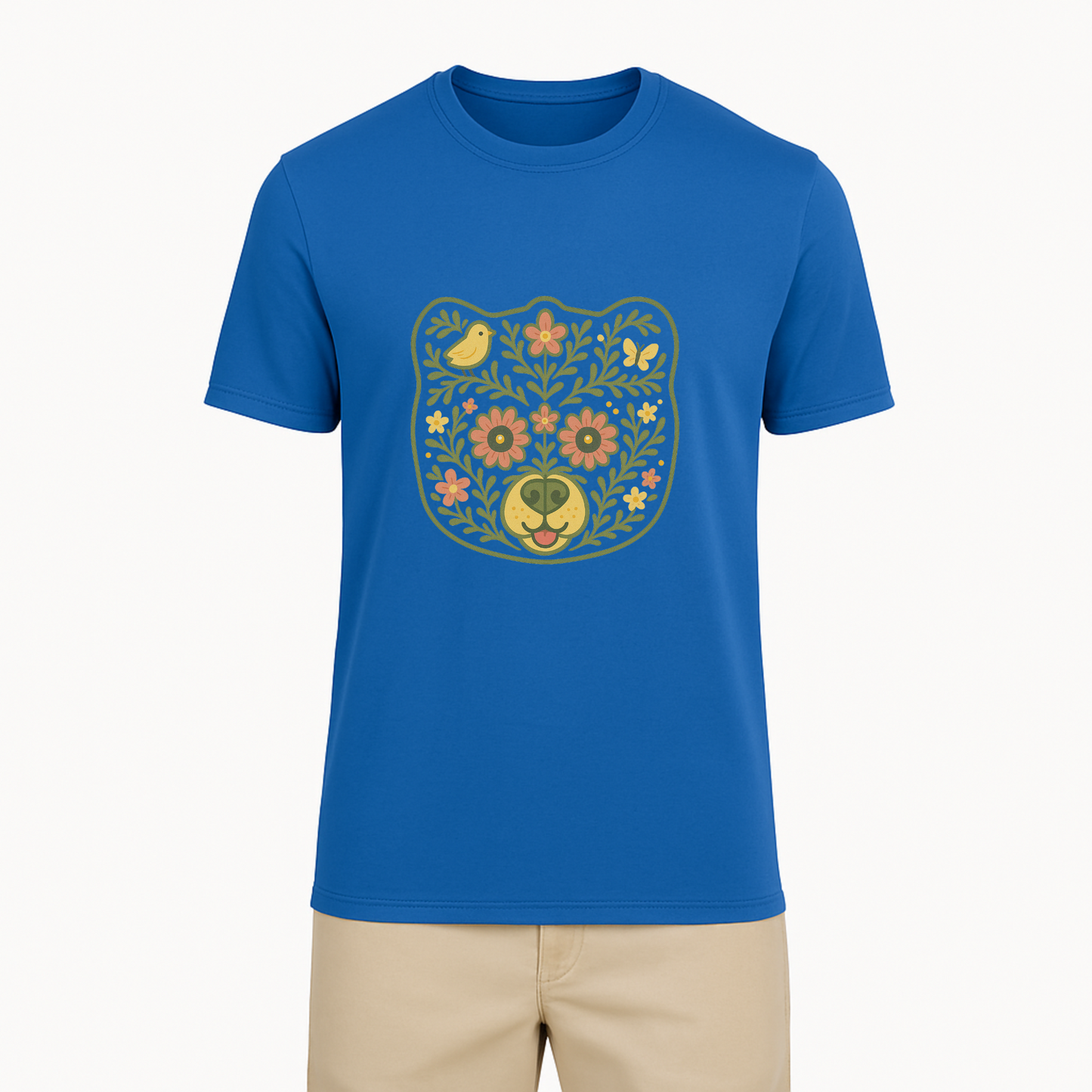 Floral Bear Tee - 11 Colors