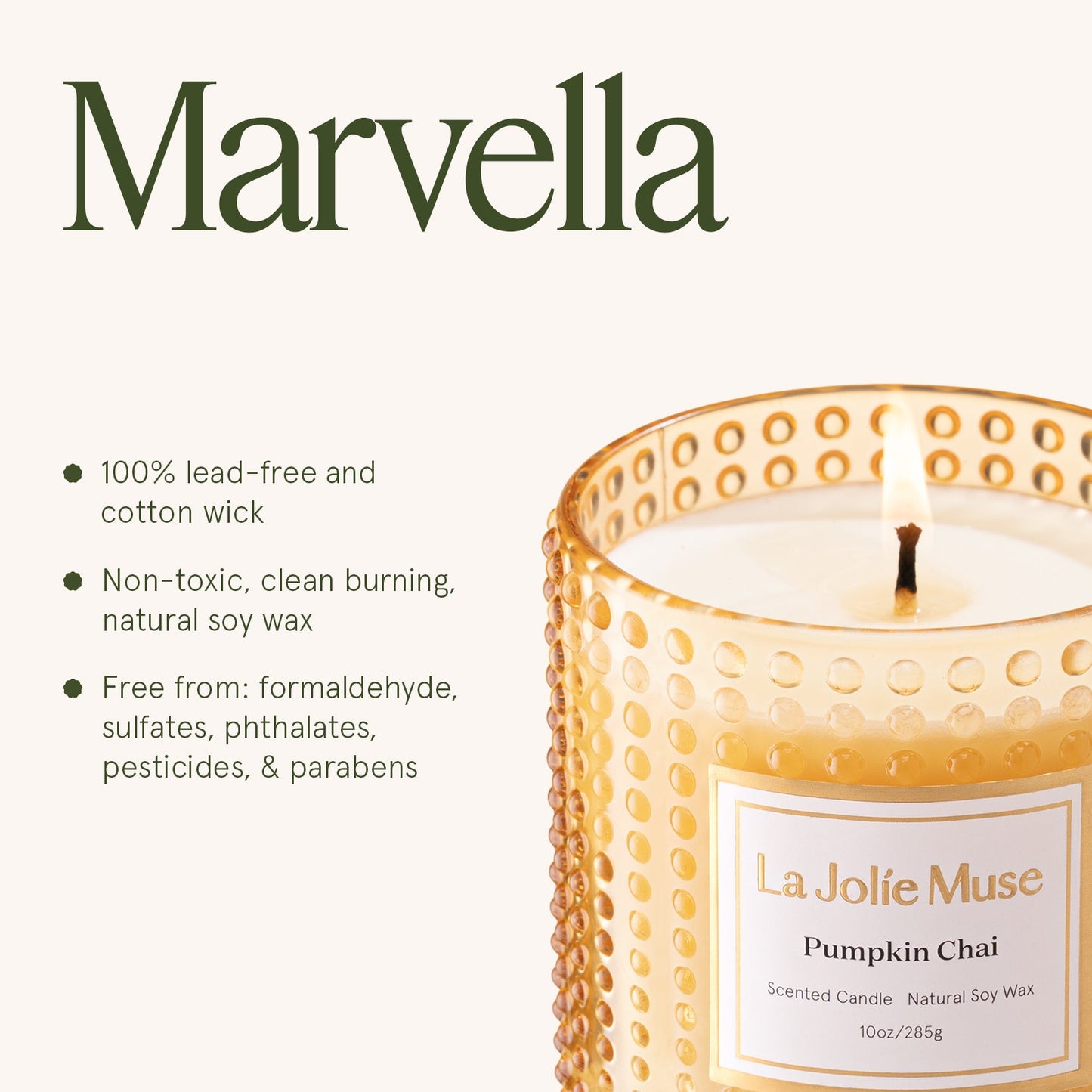 Marvella - Pumpkin Chai 10oz Candle