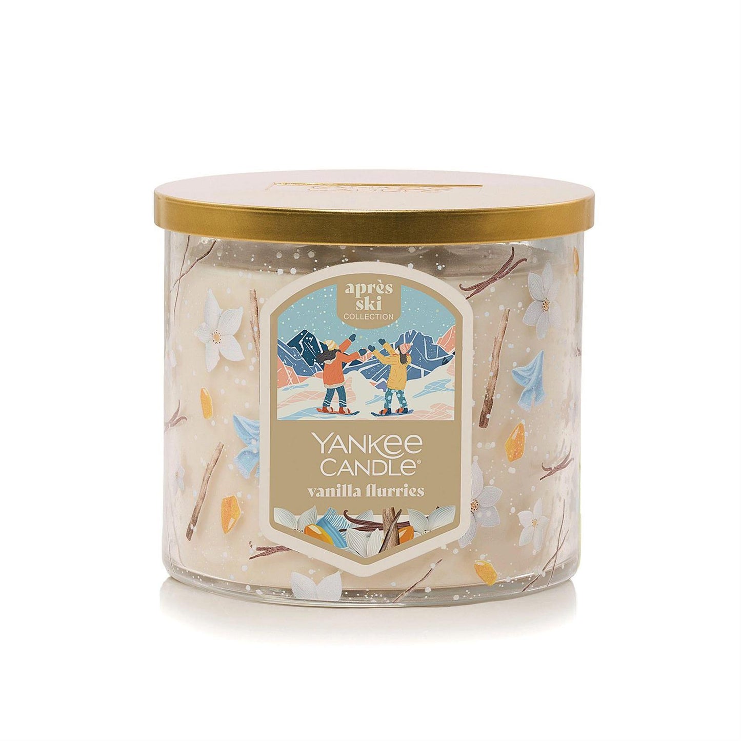 Vanilla Flurries 3 Wick Candle