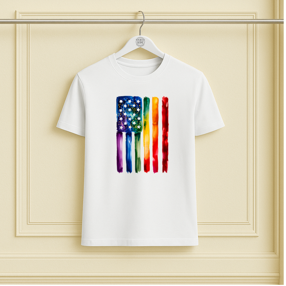 Rainbow Flag Tee