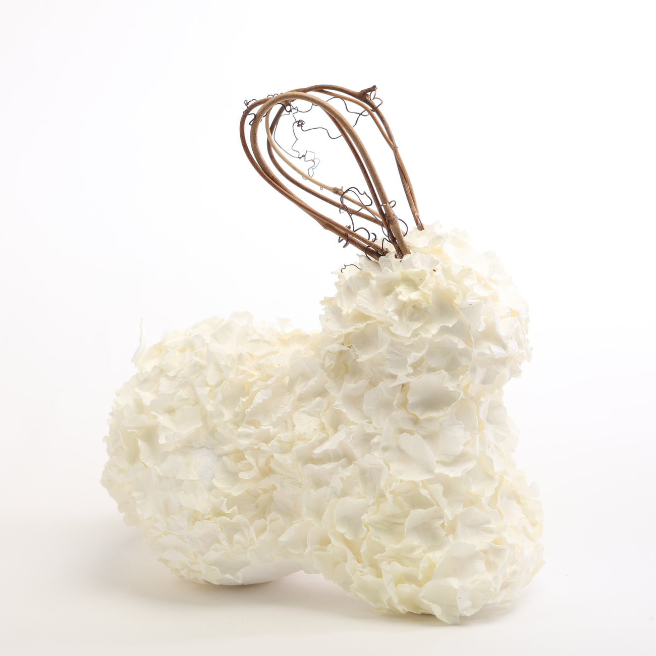 Hydrangea Easter Rabbit - Cream