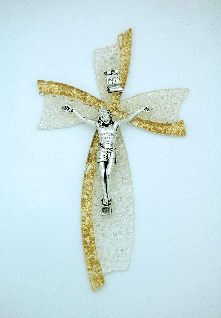 Italian Murano Glass Cross
