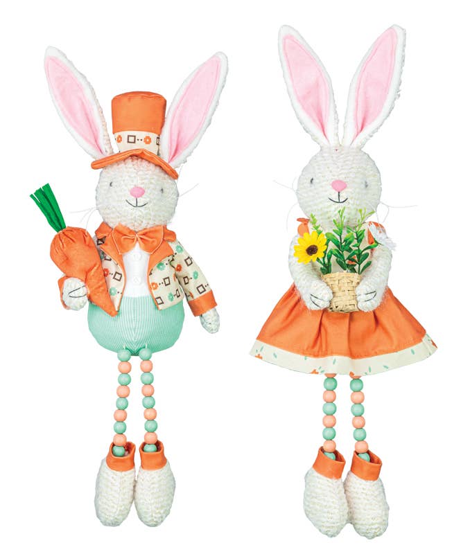 Bohemian Easter Bunny Bead Leg 2 Assorted