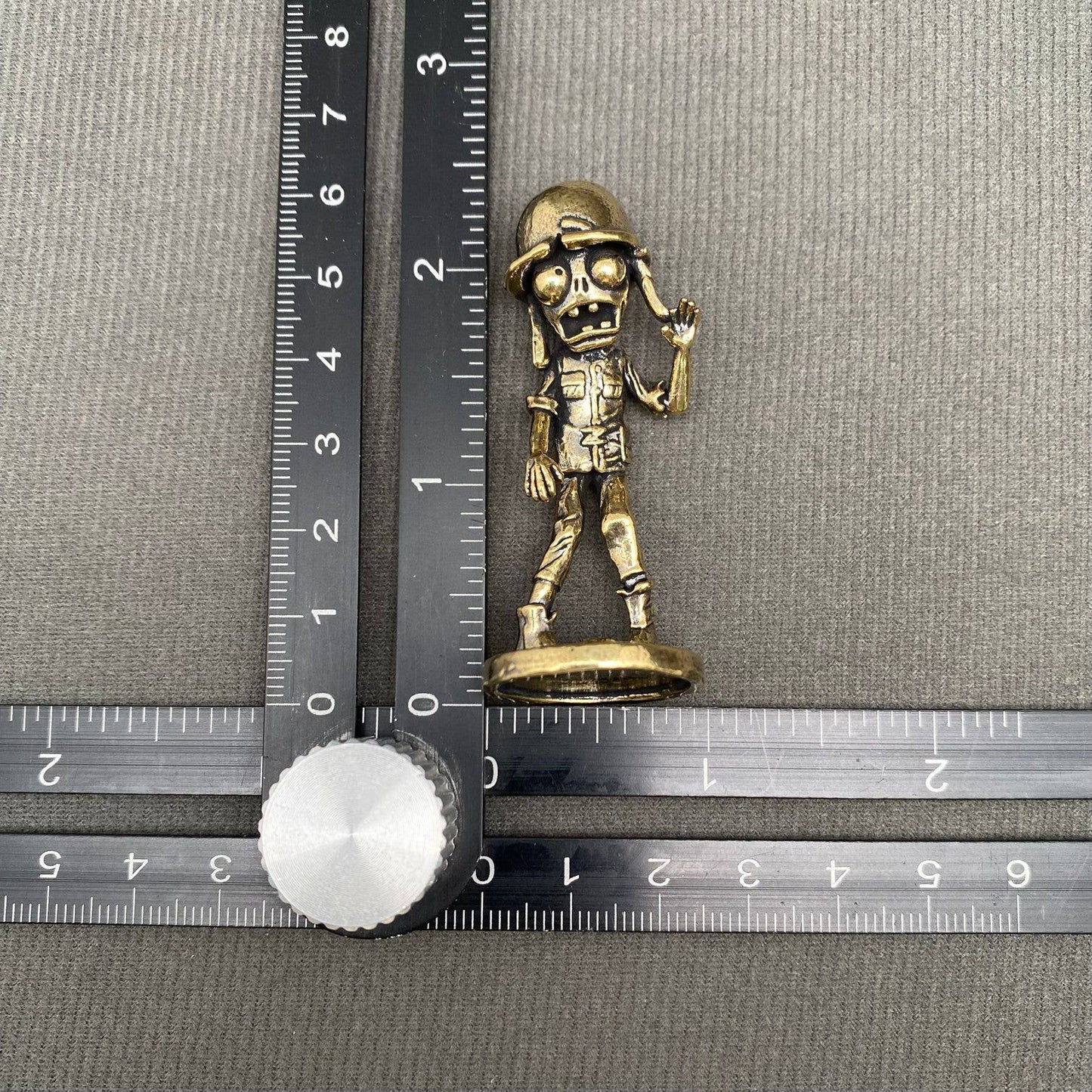 Brass Zombie Soldier Crafts Decoration Desktop Ornaments