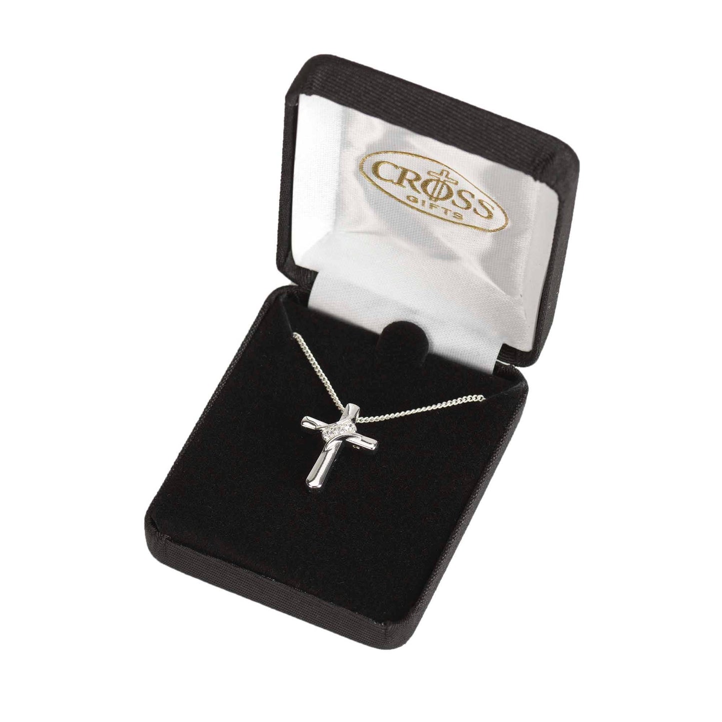 Sash Silver Plated Cross