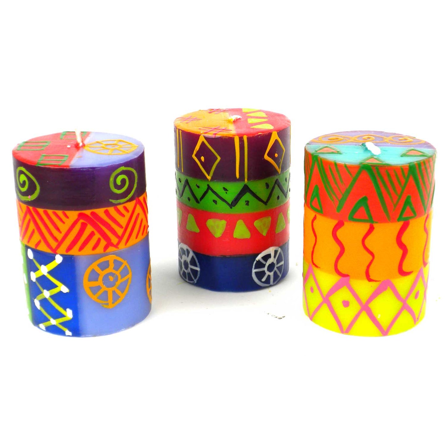 Hand Painted Votive Candles - Clearance
