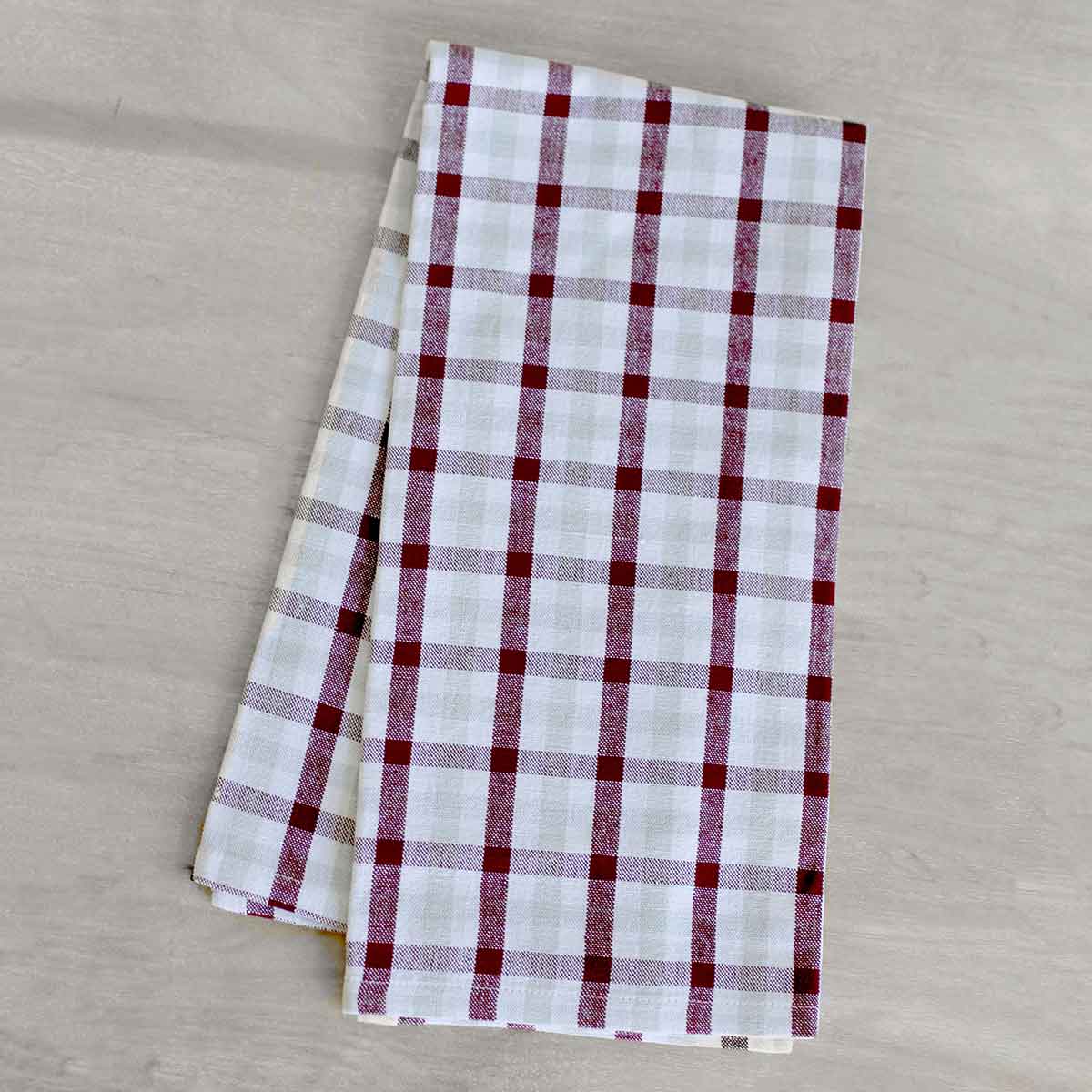 Texas Hand Towels White/Maroon 20x28 Set of 2